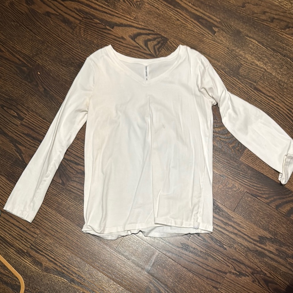 Zenana Outfitters Cream Long Sleeve Top